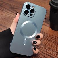Plating Lens Protection Film Magsafe Phone Case For IPhone 15 14 13 12 11 Pro Max 15 Plus Magnetic Wireless Charging Cover For iPhone 15Pro Max