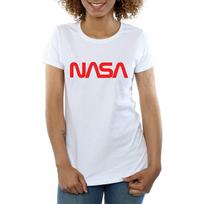 NASA Womens/Ladies Modern Logo Cotton Boyfriend T-Shirt S