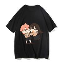 Bloom Into You T Shirt Men Japanese Cute Anime T-shirt Cartoon Harajuku Graphic Tees Unisex Clothing Tops Female Tshirt Normal S juoda