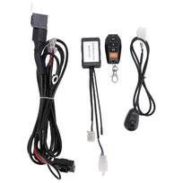 LED Light Bar Wiring Harness Kit 12V, 14AWG with On Off Switch, Relay and Fuse for LED Fog Lights, Driving Lights, ATV, One-to-one