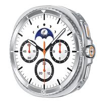 Metal WatchCase for Samsung Galaxy Watch 8 44/40mm Luxury Aluminium Alloy Protector Cover For GALAXY 8 Upgrade To 8 Classic 46mm Galaxy Watch 8 40mm sidabro baltos spalvos