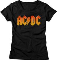 ACDC Distressed Orange Logo Women's T Shirt Unisex T-Shirt S