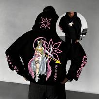 New Oversized Hoodie Men Women Digimon Anime Streetwear Casual Pullover Sweatshirt Hooded Jacket Autumn Winter Y2k Clothes Tops 4XL