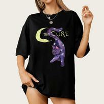 The Cure Cat Tee s Alt Indie Rock Unisex Sweatshirt Music Gifts Cat Lover Gifts The Cure Fan Gifts Band Tee S