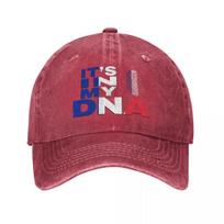 France Is In My Dna Baseball Cap French Flag Unisex Adult Sun Visors Hip Hop Hats Summer Casual Hiking Fishing Baseball Caps One Size