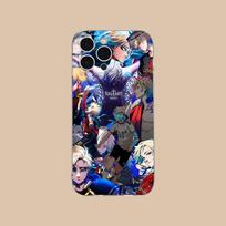 Blue Lock Michael KaiserTelefono dėklas iPhone 17 16 15 14 13 12 11 X XR XS Air Pro Max Plus Mini Skaidrus Spalvotas Dangtelis Gražus iPhone XS Max gray