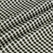 Thick Double Color Plush Plaid Jacquard Fabric for Diy Sewing Coat Scarf Gloves Shoes Hats Bags Clothing Designer Fabrics Cloth 50x150cm