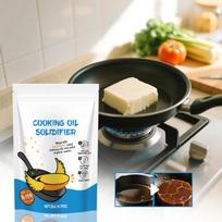 Cooking Oil Solidifier 206g Used Cooking Into Solid Waste Easy Disposal Solution For Kitchen Frying Pans And Pots One Size balta
