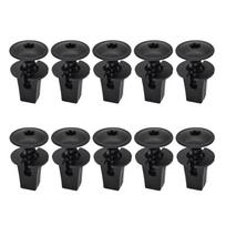 For Volkswagen VW Passat B5 B6 B7 CC Golf MK6 Tiguan Touran Polo 10PCS Fender Liner Mudguard Fastener Clips Screws Retainer black
