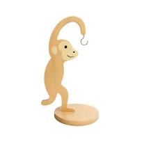 Wooden Material Wooden Banana Hanger Monkey Shape Banana Holder  Household Organizer Banana Hanger