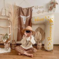 Ounizi Digital Balloon 7 Birthday Scene Decoration, Girl's Birthday Props, Atmosphere Setup, Party Decoration, Happy