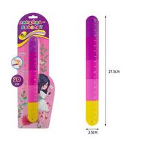 Anxiety Relief Snap Ring Bracelet Ruler Kids Fidget Toy Measuring Dividing Ruler  Award Gifts E