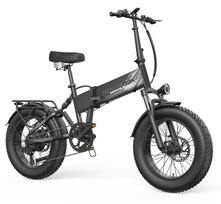 ZAZAWORK CF1000,Folding electric bicycle, 1000W motor, 48V 20Ah battery, top speed of 45 km/h, and a range of 50–60 km. pilka/juoda