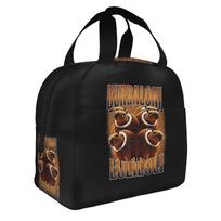 Italian Brainrot BURBALONI LULILOLI Insulated Lunch Bag for Women Portable Meme Cooler Thermal Lunch Box Office Work School One Size