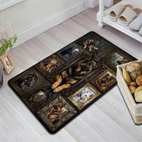 German Shepherd Legacy Pattern Rug Floor Mat for Living Room or Bedroom Soft and Comfortable Carpet a Gift for Birthday and Holiday. 40x60cm( 15x23in ) įvairiaspalvis