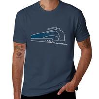 Mallard A4 4468 Steam Locomotive TShirt Basic Plain Tee for Spring and Summer S