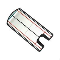 Golf Putting Mirror Reflective Surface Clear Visual Swing Posture for Beginners,