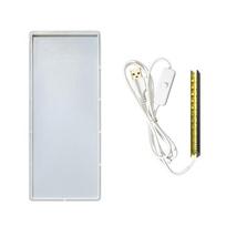 Rectangular USB LED Light Strip Resin Craft Mould  Preserved Flower Resin Lamp Production Tool white