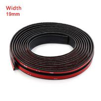 3m/9.84ft Stoglangio Guminė Automobilio Apdailos Juostelė Weatherstrip Krašto Apsauginė Sandarinimo Juostelė Width 19mm
