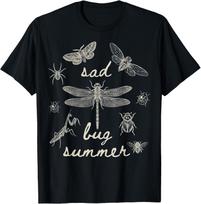 Sad Bug Summer Insects Lover T- Unisex T-Shirt XXXL