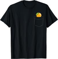 Mango Fruit In The Pocket Cute Pocket Mango T- Unisex T-Shirt L