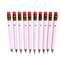 200Pcs Pre Sharpened Baby Shower Pencils Mini Golf Pencils Heart Pencils  Bridal Shower Games rožinė