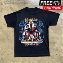 Def Leppard Vintage 1988 Def Leppard Tour T-shirt A494 S