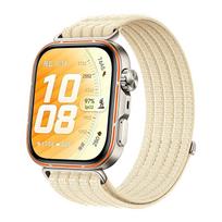 Unisex Breathable Nylon Velcro Adjustable Band for Huawei Watch Fit 3/4/4 Pro/5/5 Pro Huawei Fit 3/4/5/Pro žalia