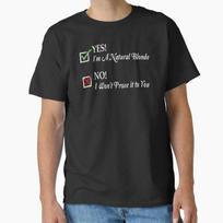 Yes Im A Natural Blonde Classic TShirt Made In UsaAus TShirt S2xl S