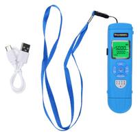 Optical Power Meter -50 to +26dBm Optical Fiber Cable Power Meter Tester Tool with RJ45 Test LED Light 850 to 1650nm 10 Wavelengths ABS