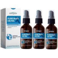 (3pcs) Pure Body Extra Nanosized Zeolite Spray Natural Daily Detox for Women Men Travel-Friendly Body Care Freshness less