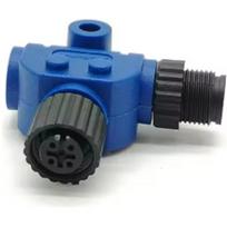 ABUO-NMEA 2000 Terminators L Type Right Angle Connector For Male 5 Pin To Female 5 Pin Marine NMEA 2000 Network Adapter