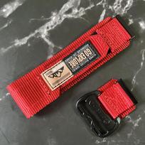 24mm Quick Fit Nylon Loop Strap For Suunto7/9/Spartan Sport Easy Fit Watch Band 9Baro Replaceable Wristband Belt SUUNTO 7 raudona