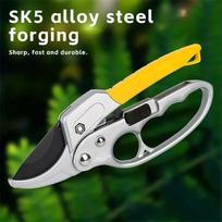 G7 Pulley Shears Labor Saving Garden Pruning Tool Segmented Jumping Sections for Efficient Gardening geltona