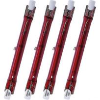 500 Watt Ruby Compatible With Heatmaster R7 Halogen Heater Bulb For Garden Heater - Pack Of 4-In Stock