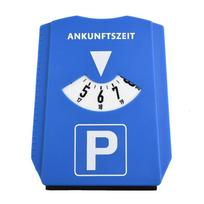 Car Parking Disc Timer Clock Arrival Time Display Parking Portable Time Tool  Blue Plastic Lot Clock Arrival Time Display Timer mėlyna