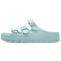 Birkenstock Slip Resistant Slip Resistant Slide Slippers Womens Green Narrow 1029736 37 žalia