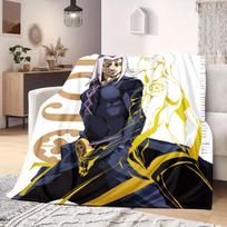 JOJO anime flanelinis pledas Šiltas, patogus, tinka miegamiesiems, sofoms, lovoms, kėdėms, iškyloms, kelionėms 100x150cm