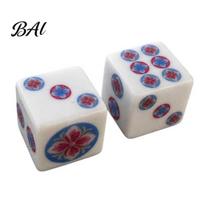 25mm Gaming Dice 2Pcs 25MM Mahjong Set, Decorative for Table Game, Board Plastic Set Casino Theme Party, Mah Jongg Accessories, Gift Men Women 2pcs