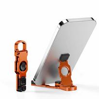Adjustable Fidget Spinner Phone Stand Foldable Desktop Mobile Phone Holder  Desk Use oranžinė