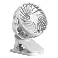 Naujas nešiojamas įkraunamas klipinis ventiliatorius 720° pasukamas pakabinamas ventiliatorius su naktiniu apšvietimu Oro aušintuvas lauko stovyklavimui Ventilador balta