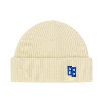 ADERERROR Sig; TRS Tag Beanie 01 Off White ONE SIZE balta