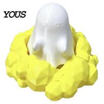 Gaming Table Ornament 3D Printed Cute Ghost Fidget Clicker Toy, Halloween Stress Decor Relief Desk Pen Holder, Novelty Gift for Teens Trendy