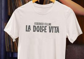 La Dolce Vita T-Shirt – Federico Fellini, Italian Cinema Tee XL