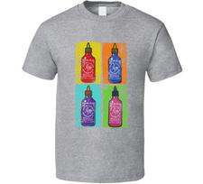Sriracha Hot Sauce Andy Warhol Roi Guava Juice Youtuber Challenge Fan T Shirt M