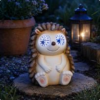Solar Decorative Figurine PLA Winking animal Light Dot Eyes Resin Yard Statue
