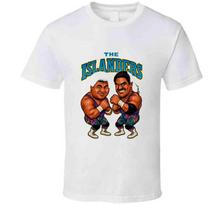 The Islanders Tag Team Retro Wrestling Legend Caricature Unisex T-Shirt M