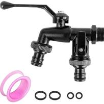 Outdoor Garden Control Washing Machine Faucet Brass Bibcock with Hand Shower Nozzle one size juoda