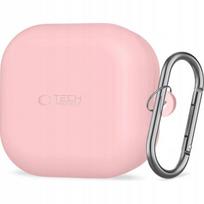 Tech-Protect silikoninis kabliuko dėklas, skirtas Samsung Galaxy Buds 4/4 Pro – rožinė