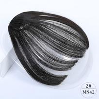Air Bangs Pure Bangs Plaukų priauginimas Sintetinis perukas Natūralus Juodas Šviesiai Rudas Tamsiai Rudas Juodas Aukštos temperatūros pluoštas